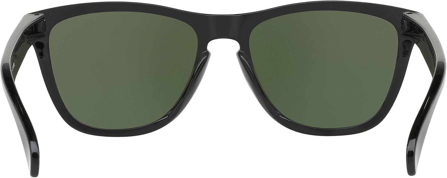 Oakley Frogskins Sunglasses Polished Black with Prizm Black Lens 55mm
