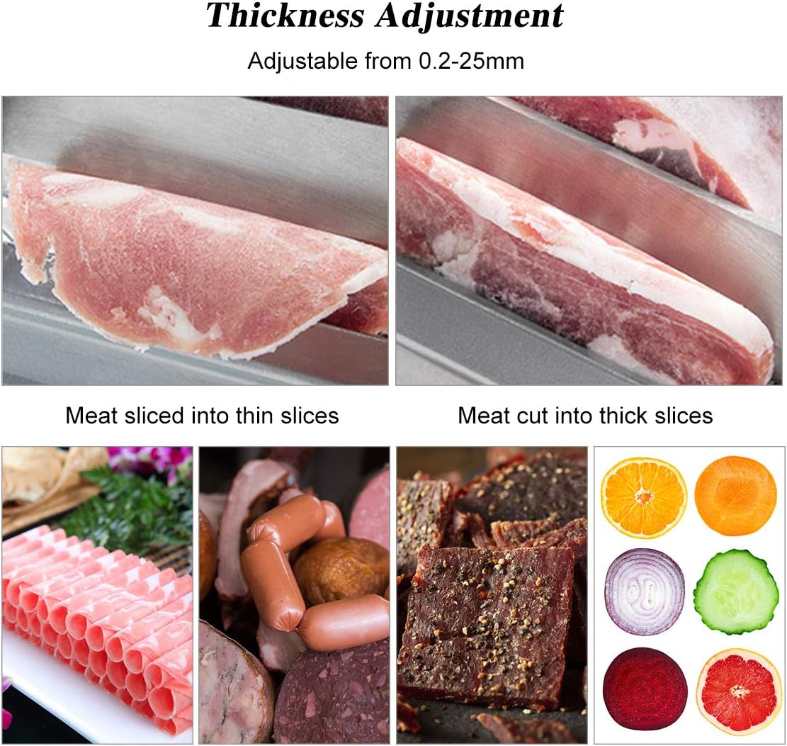Free Shipping 🛒 Manual Frozen Meat Slicer, Stainless Steel Meat Cutter Beef Mutton Roll Meat Cheese Food Slicer Vegetable Sheet Slicing Machine, Deli Slicer for Home Kitchen Product Deal Manual Frozen Meat Slicer, Stainless Steel Meat Cutter Beef Mutton Roll Meat Cheese Food Slicer Vegetable Sheet Slicing Machine, Deli Slicer for Home Kitchen