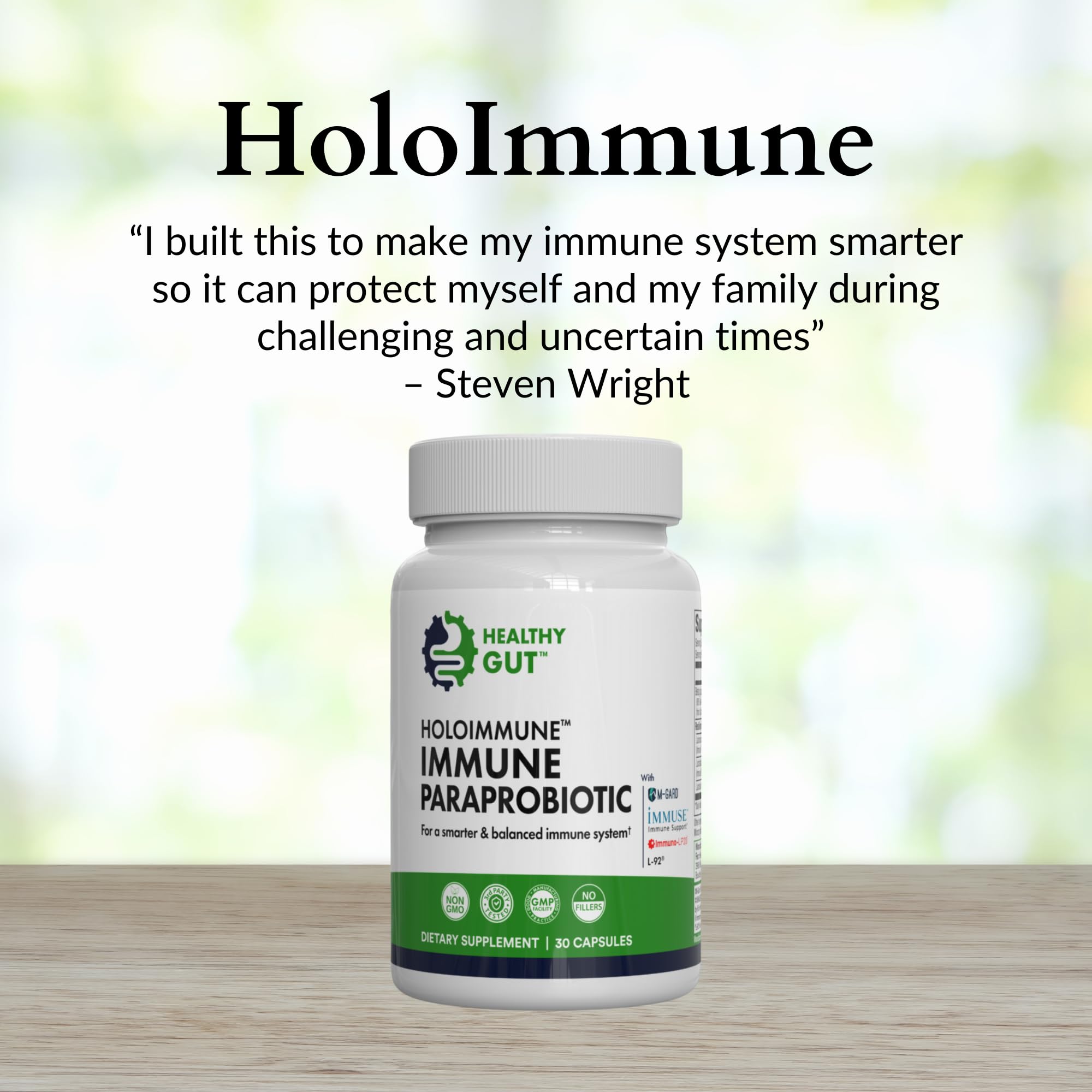 Healthy Gut HoloImmune | Immuse Paraprobiotic Immune Support | 30 Servings — Amazon image 6