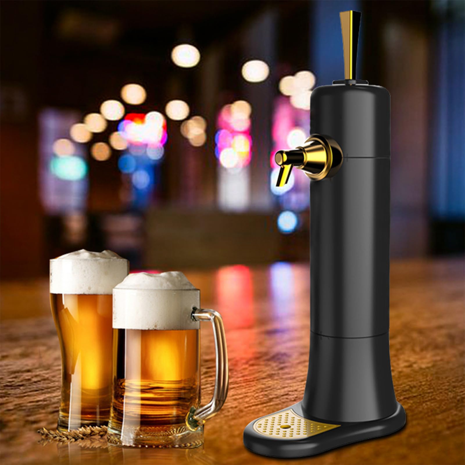 Systèmes de distribution de bière pression portables pour canettes et bouteilles avec technologie mousse Machine de bureau