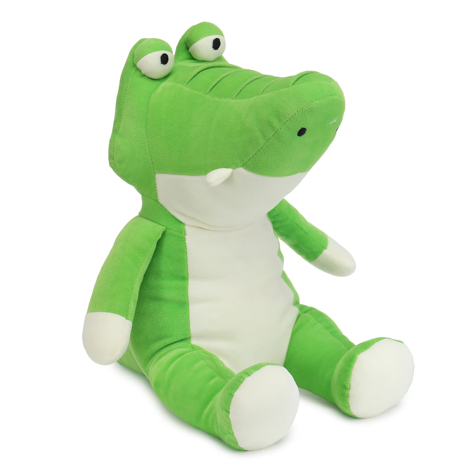 Webby Plush Sitting Crocodile Stuffed Animal Soft Toy for 2+ Years Kids, 40CM (Green) (B09DGLCS1L) Amazon Price History, Amazon Price Tracker