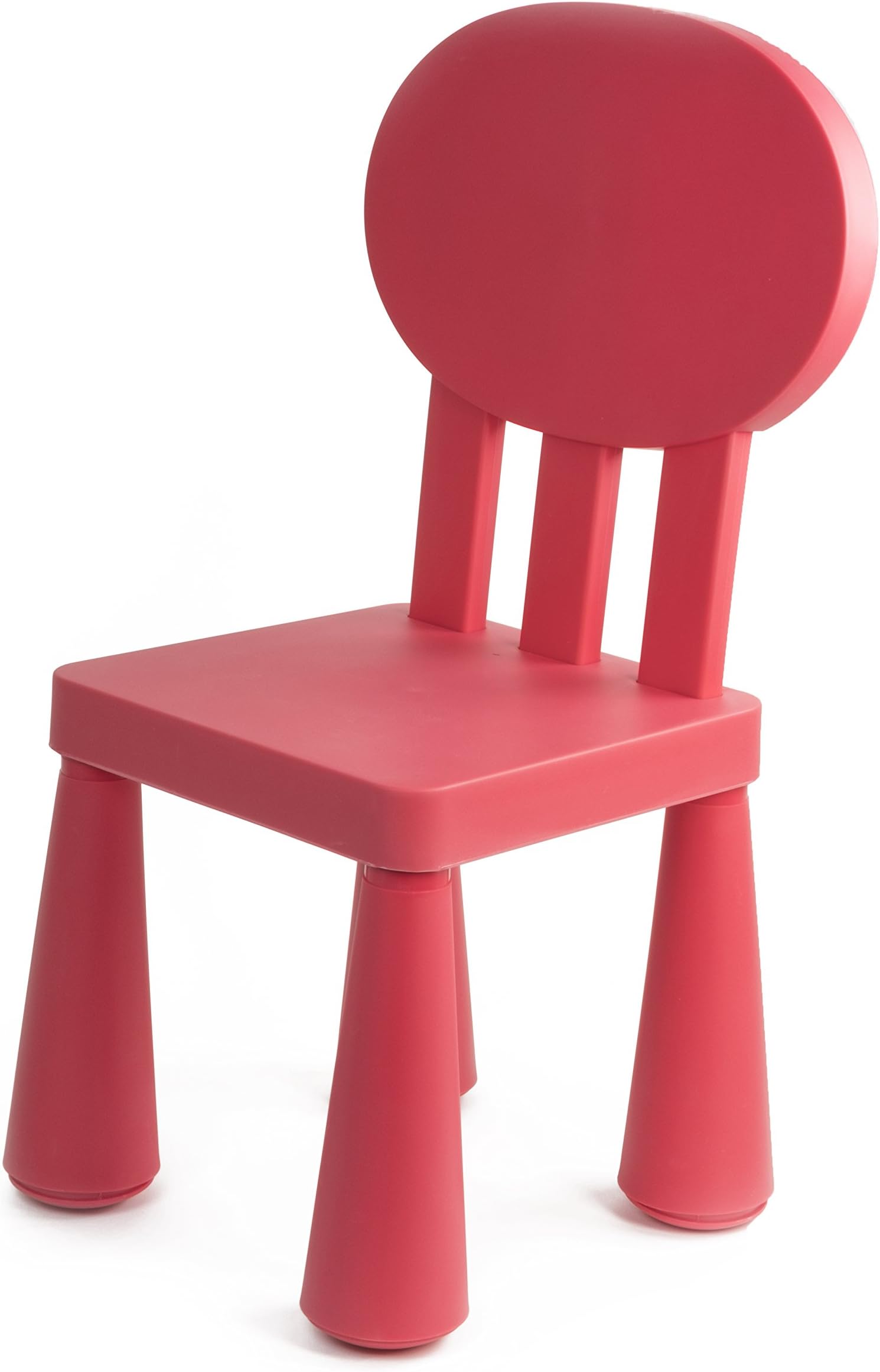 Durable Plastic Kids Chair (Red)