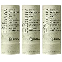 Vista 7 de Hey Humans Desodorante, desodorante sin aluminio para mujeres y hombres, contiene ingredientes de origen natural, control de olor todo el día