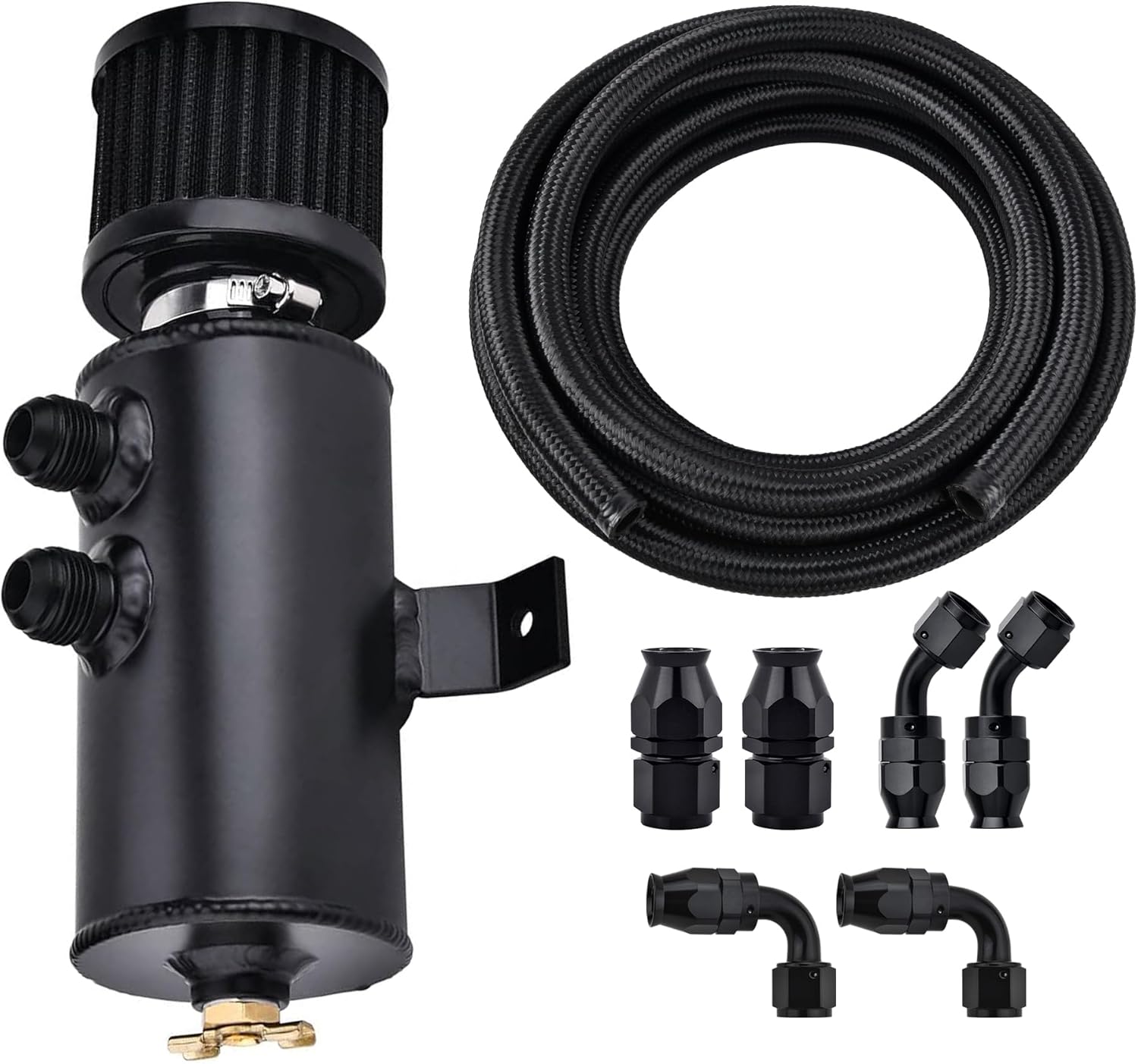 EVIL ENERGY 10AN Oil Catch Can, Breather Tank with AN10