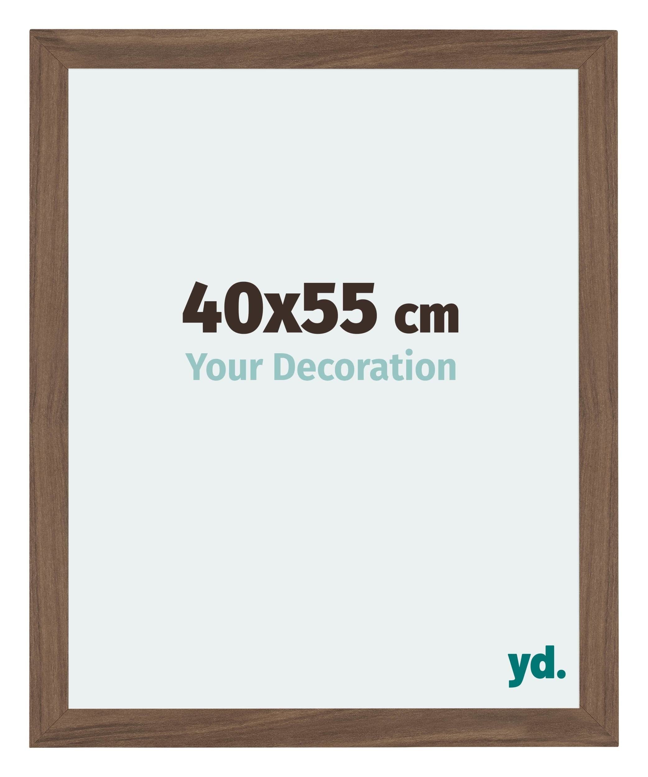Your Decoration - Picture Frame 40x55 cm - Walnut Dark - Decorative Wall Frame in MDF with Antireflection - Frame 40x55 - Mura โ image 1