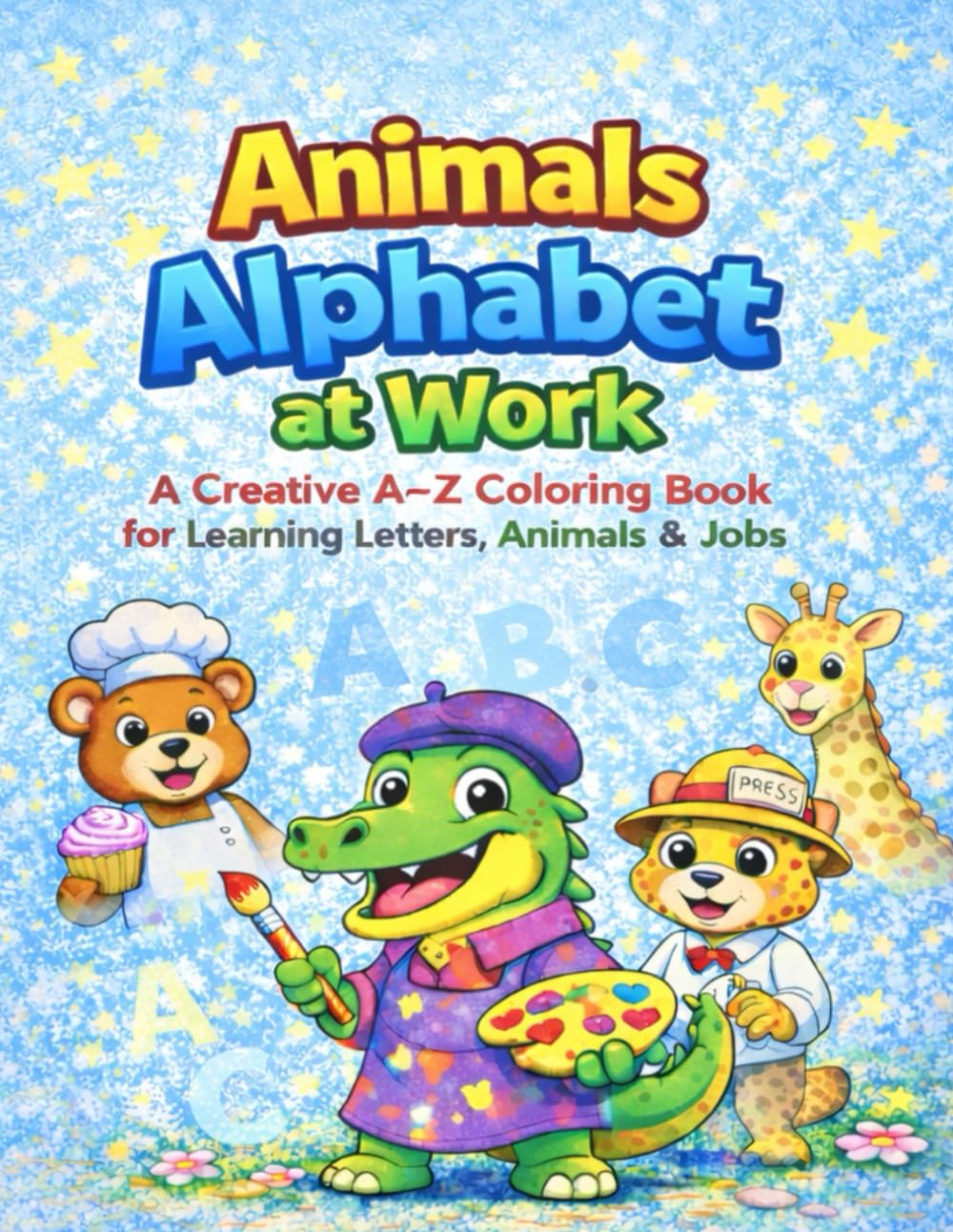Animals Alphabet at Work: A Creative A–Z Coloring Book for Learning Letters, Animals & Jobs