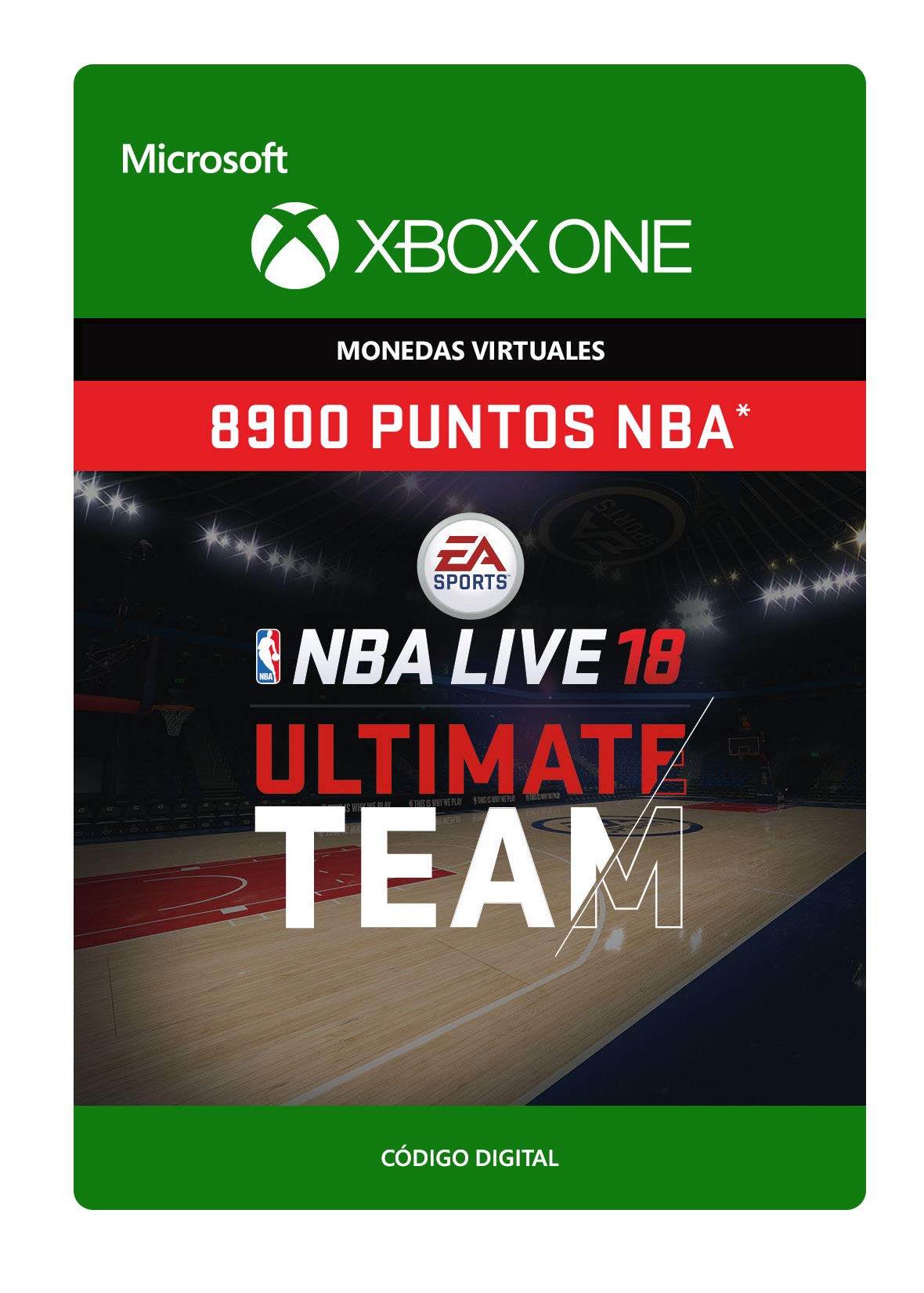 NBA LIVE 18: NBA UT 8900 Points Pack | Xbox One - Código de descarga