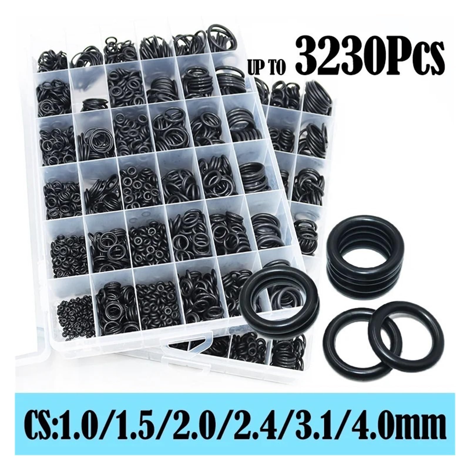 1 Zestaw O-ring Z Gumy Nitrylowej Podkładka Uszczelniająca Do Uszczelki Hydraulicznej Kran Klimatyzacyjny(2840pcs O-ring)