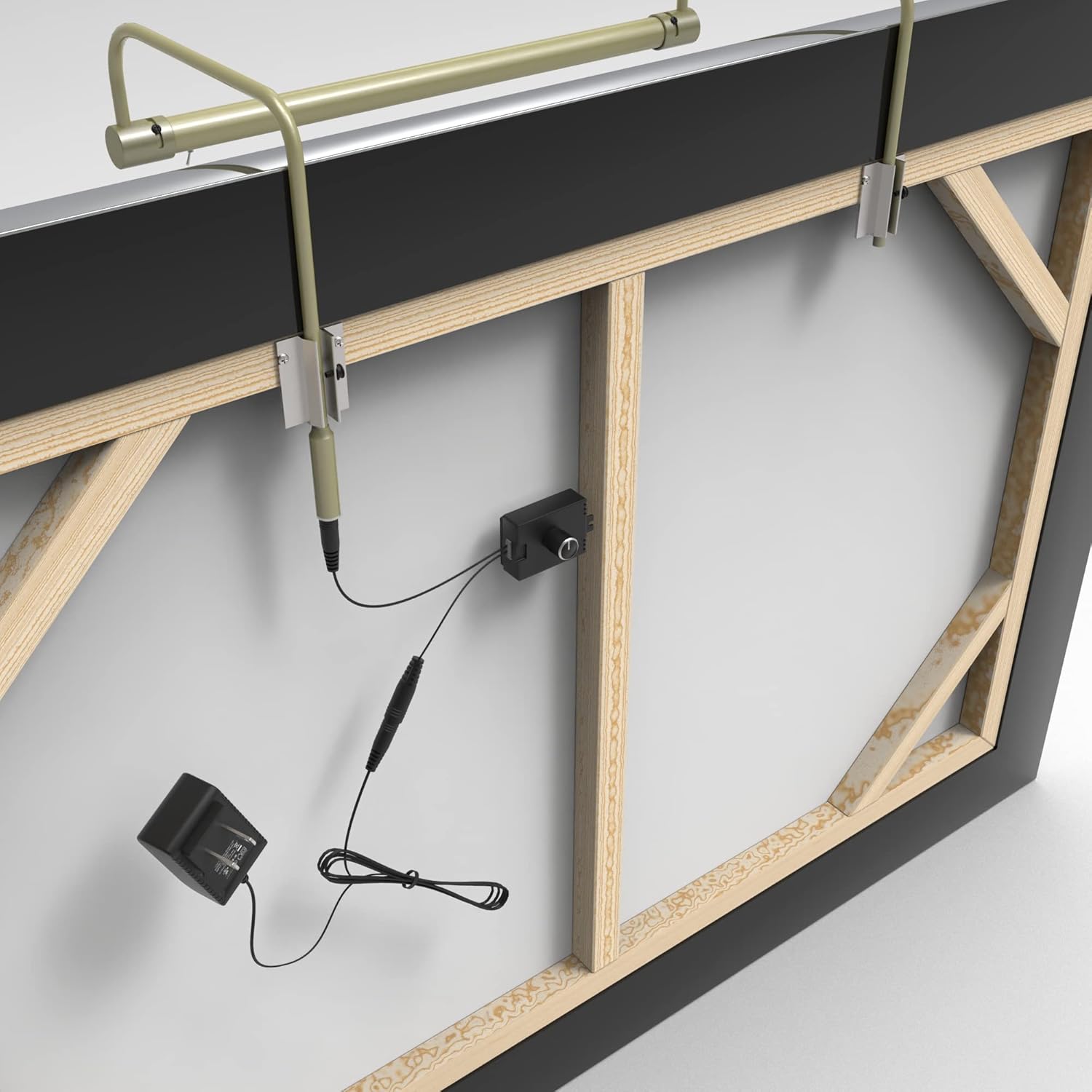 Bеѕt Dеаl Prоduсt Cocoweb 12 Tru-Slim LED Picture Light in Antique Brass with Plug-in Adapter