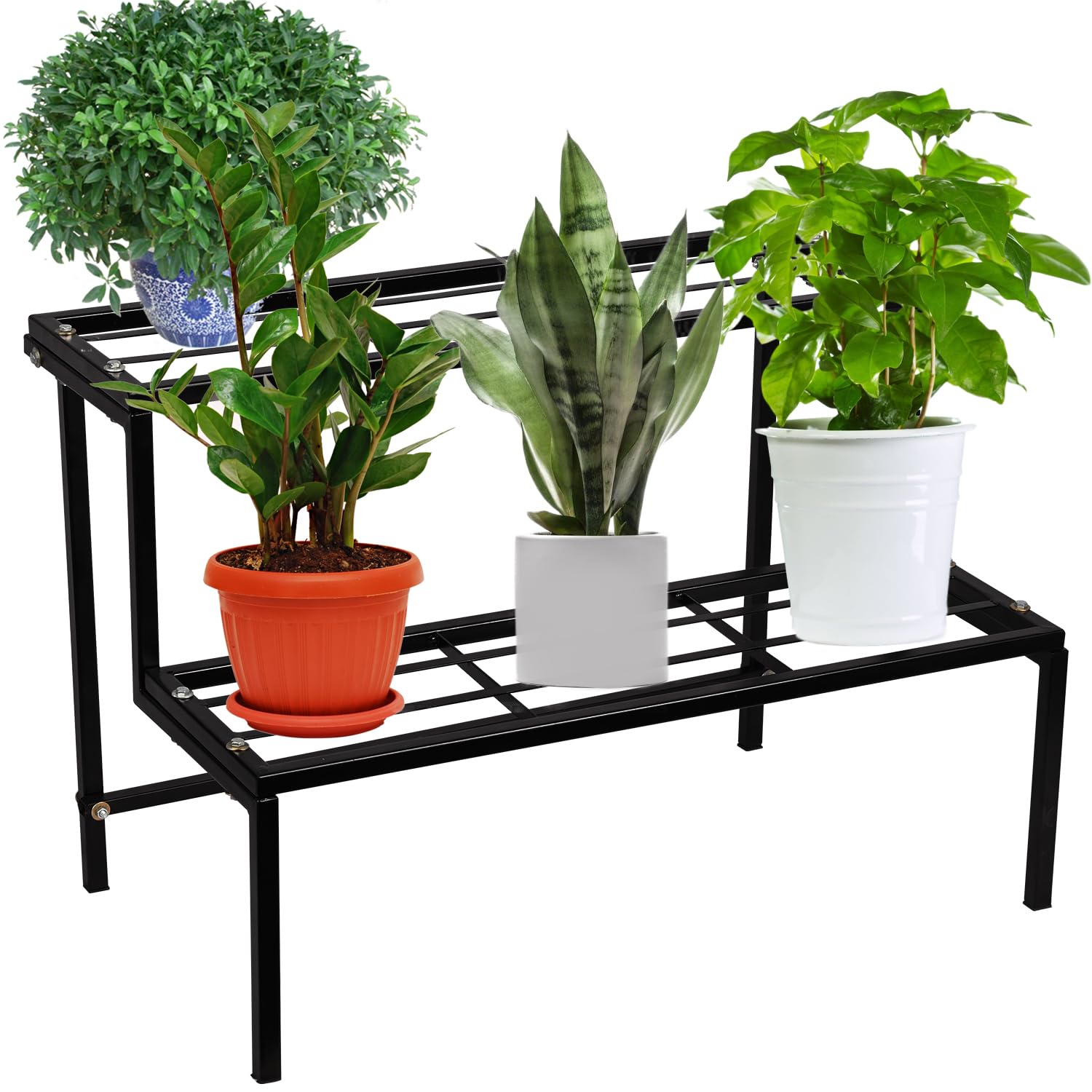 See full amazon price history chart for Oriley Ladder Plant Stand 2-Tier Potted Multiple Plants Rack Planter Shelf for Garden Terrace Corner Living Room Balcony- (Pack of 1, Black) Oriley Ladder Plant Stand 2-Tier Potted Multiple Plants Rack Planter Shelf for Garden Terrace Corner Living Room Balcony- (Pack of 1, Black) (B0C7HJ8PFB) Amazon Price History, Amazon Price Tracker