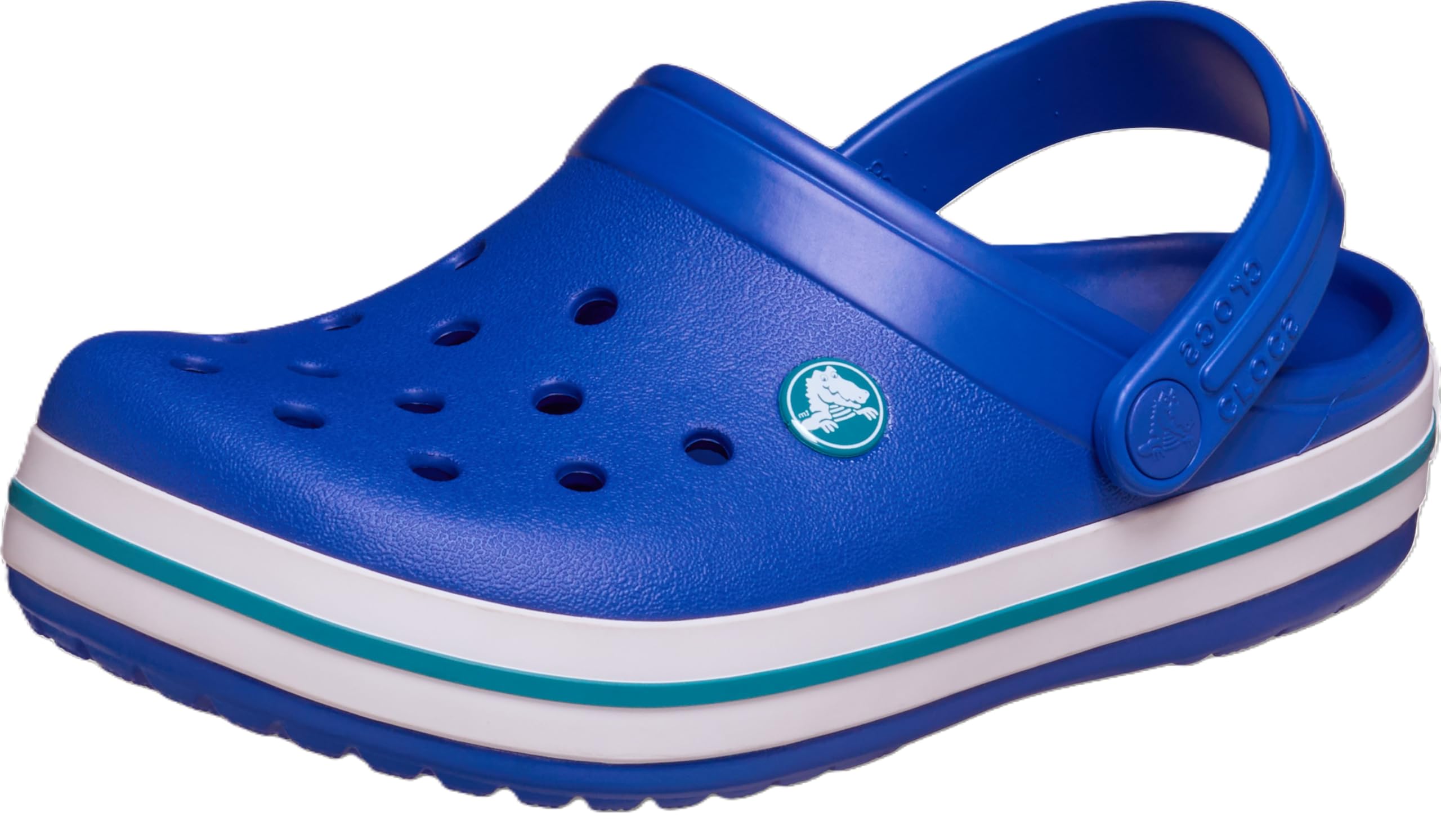 Crocband Clog T Unisex Çocuk Ev Terliği, Blue Bolt/Turbo Teal, 22/23