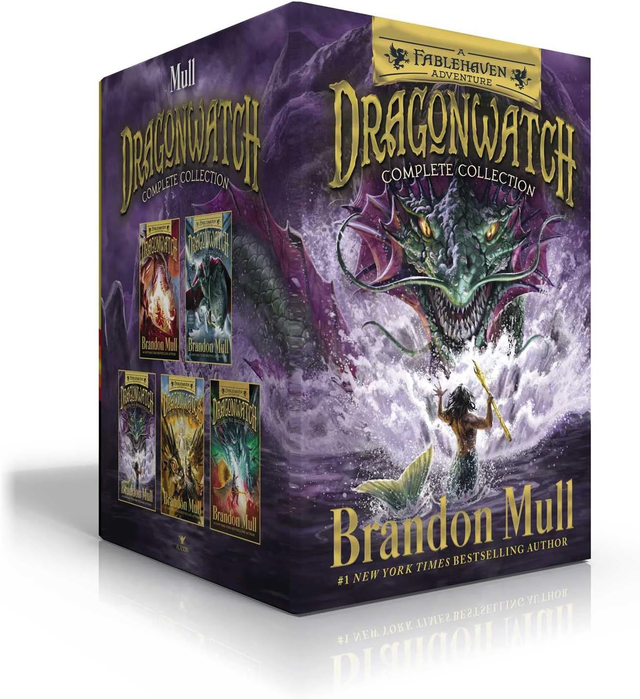 Dragonwatch Complete Collection (Boxed Set): (Fablehaven Adventures) Dragonwatch; Wrath of the Dragon King; Master of the Phantom Isle; Champion of the Titan Games; Return of the Dragon Slayers