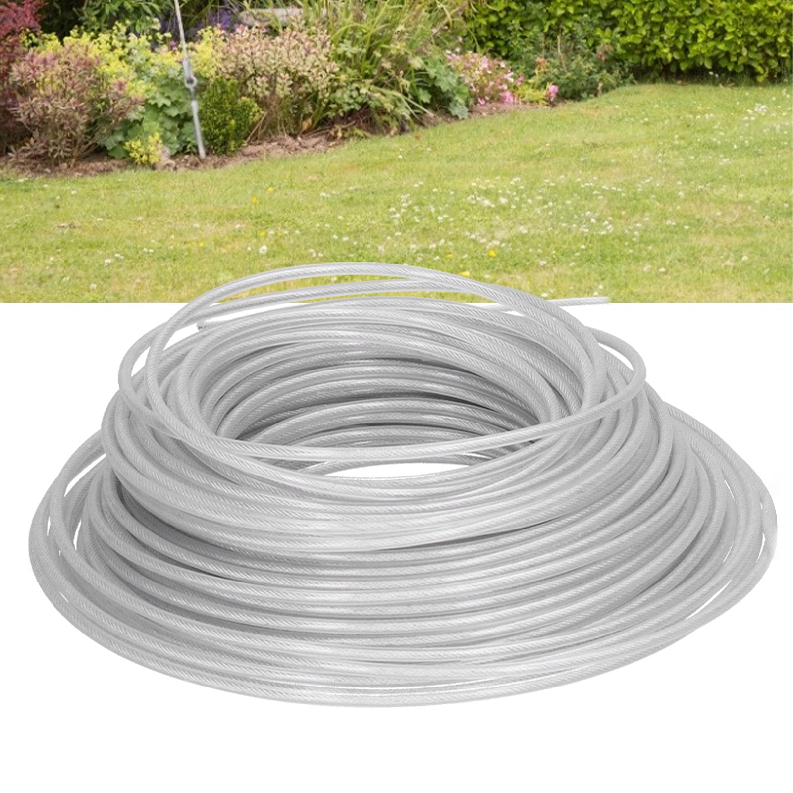 Mower Rope Circle Snapklik.com : Steel Trimmer Line, Lawn Trimmer Line Rope Cable ...