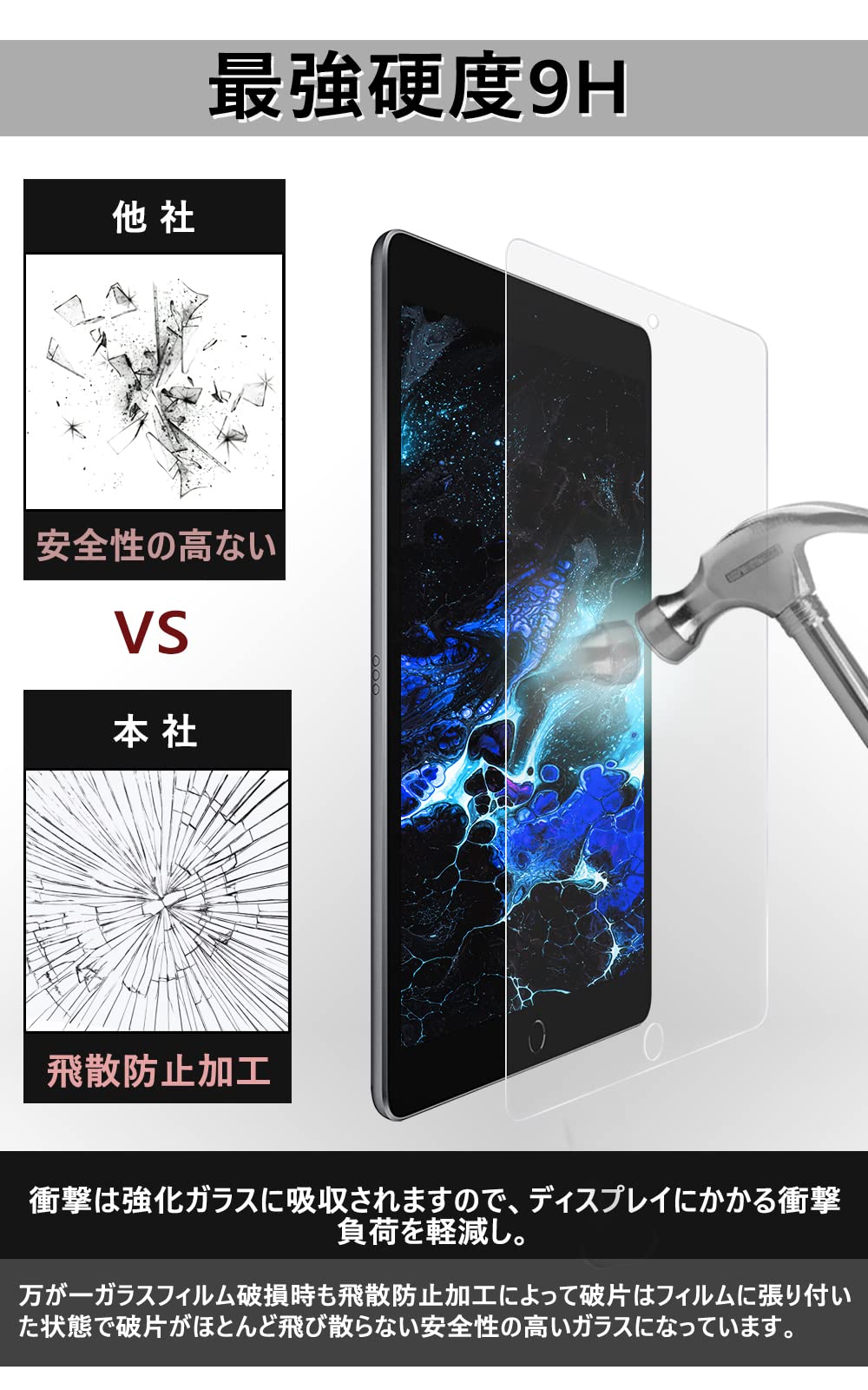 匿名配送✨ iPad10.2 ガラスフィルム アイパッド10.2 保護 フィルム Amazon | iPad10.2 ガラスフィルム アイパッド10.2 保護