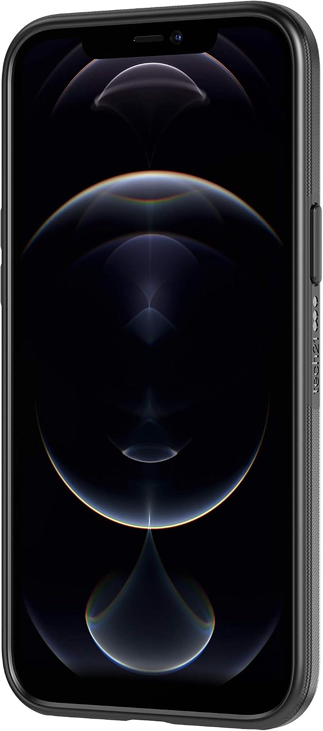 tech21 Recovrd Recycled Materials Phone Case for Apple iPhone 12 Pro Max 5G, Black (T21-8510)