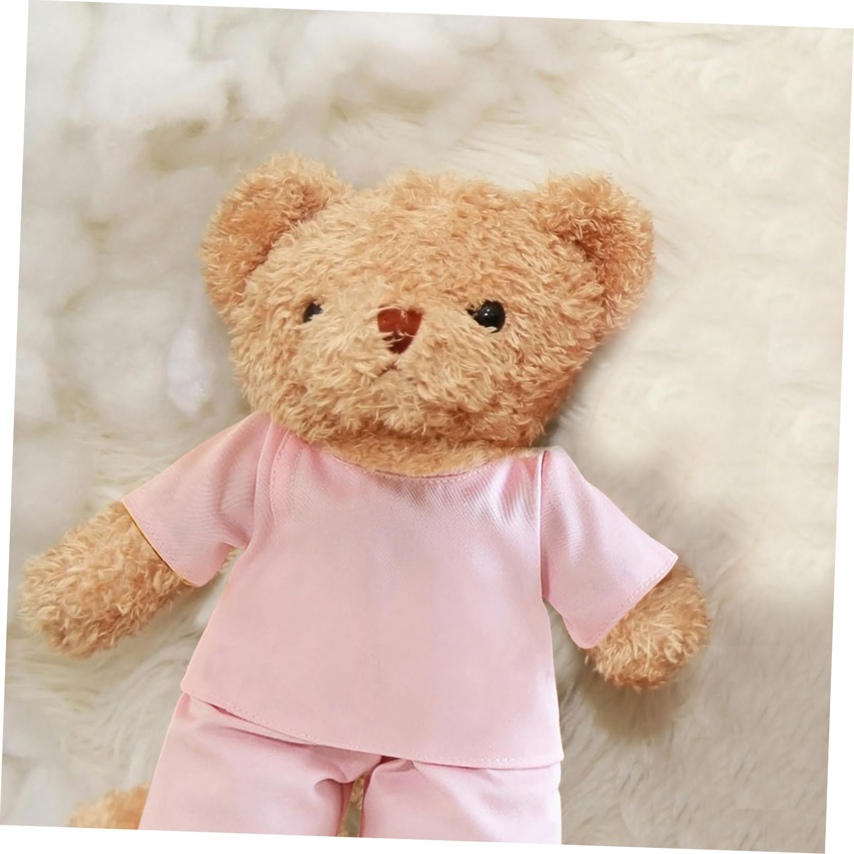 Abaodam 2 Sets Doll Costumes Bear Doll Pants Compact Dress Soft Comfortable Fabric