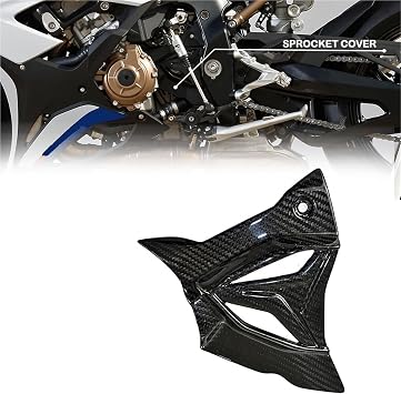 3K Dry Carbon Fiber Motorcycle Body Fairing Kits Sprocket Cover Guard For BMW S1000RR 2019 2020 S1000R M1000RR 2023 2024