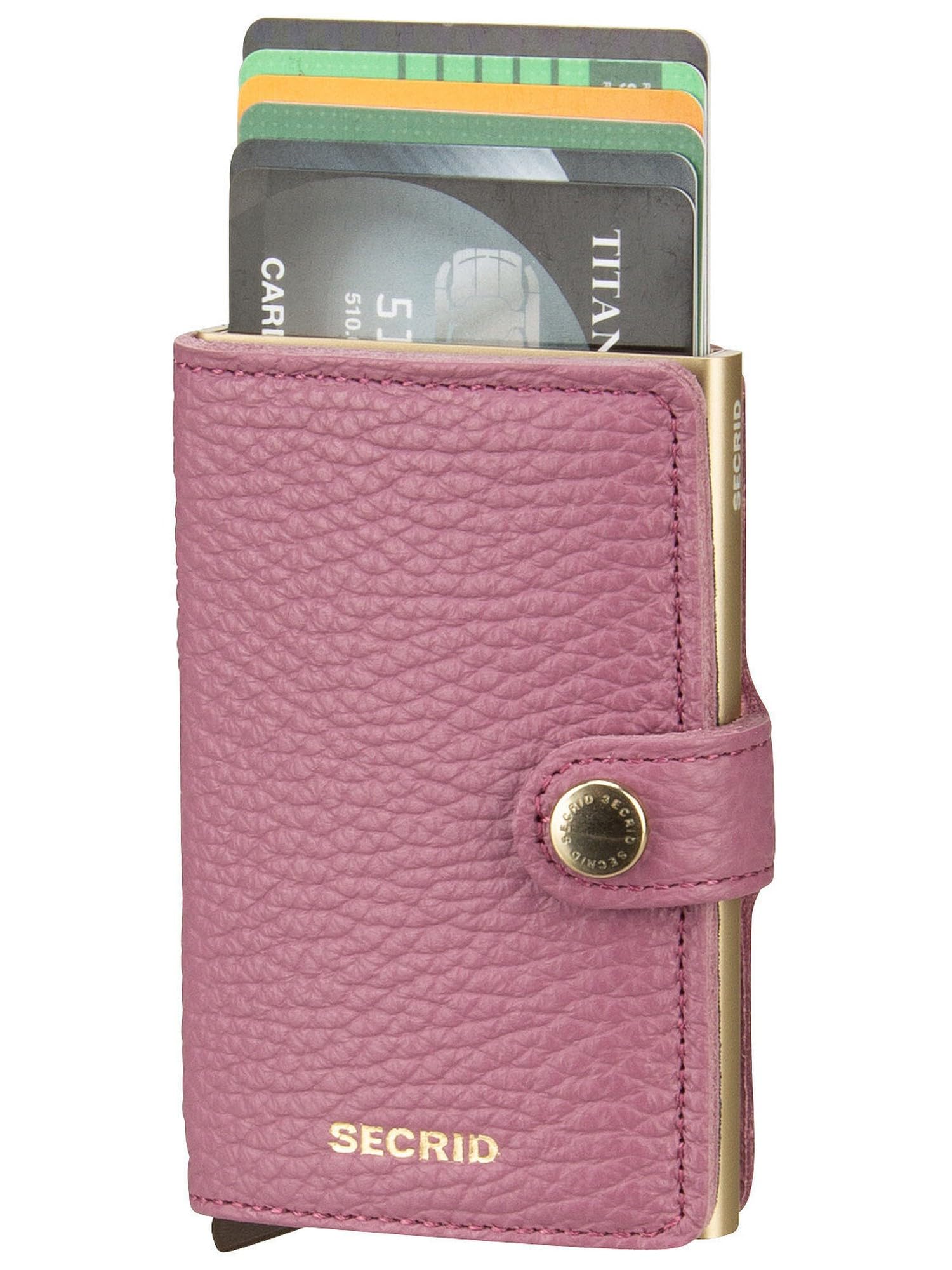 Secrid Il MiniWallet presenta delle dimensioni compatte, ma una capacità sorprendente. Il rivestimento in pelle opaca può contenere banconote, scontrini e tessere, mentre nel Cardprotector in allumini