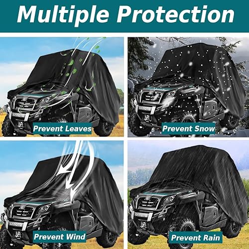 Miniatura 6 de CFMOTO UTV Funda resistente para todo tipo de clima, impermeable, para CFMOTO Uforce Zforce 500 600 800 950 1000 U6 U10 Z10 Windfroof a prueba de