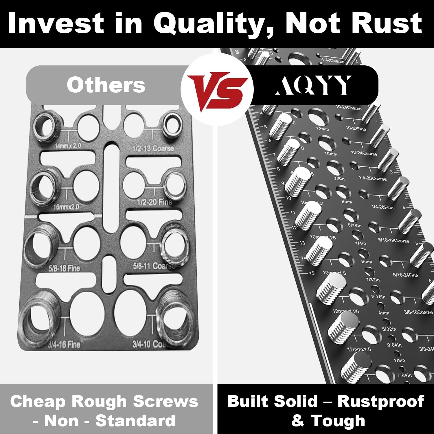 Nut and Bolt Thread Checker - Accurate Fastener Sizing -3 Nut and Bolt Thread Checker - Accurate Fastener Sizing -3