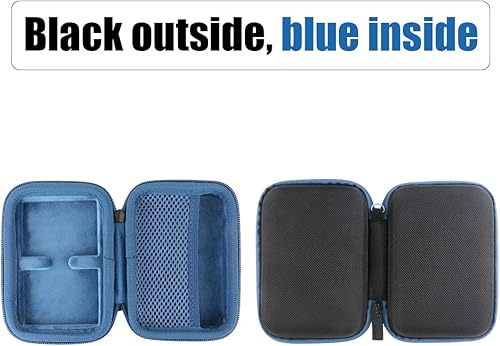 Miniatura 9 de co2CREA Funda de viaje rígida de repuesto para Samsung T7 Touch SSD portátil de 500 GB 1 TB 2 TB unidades de estado sólido externas (funda negra +