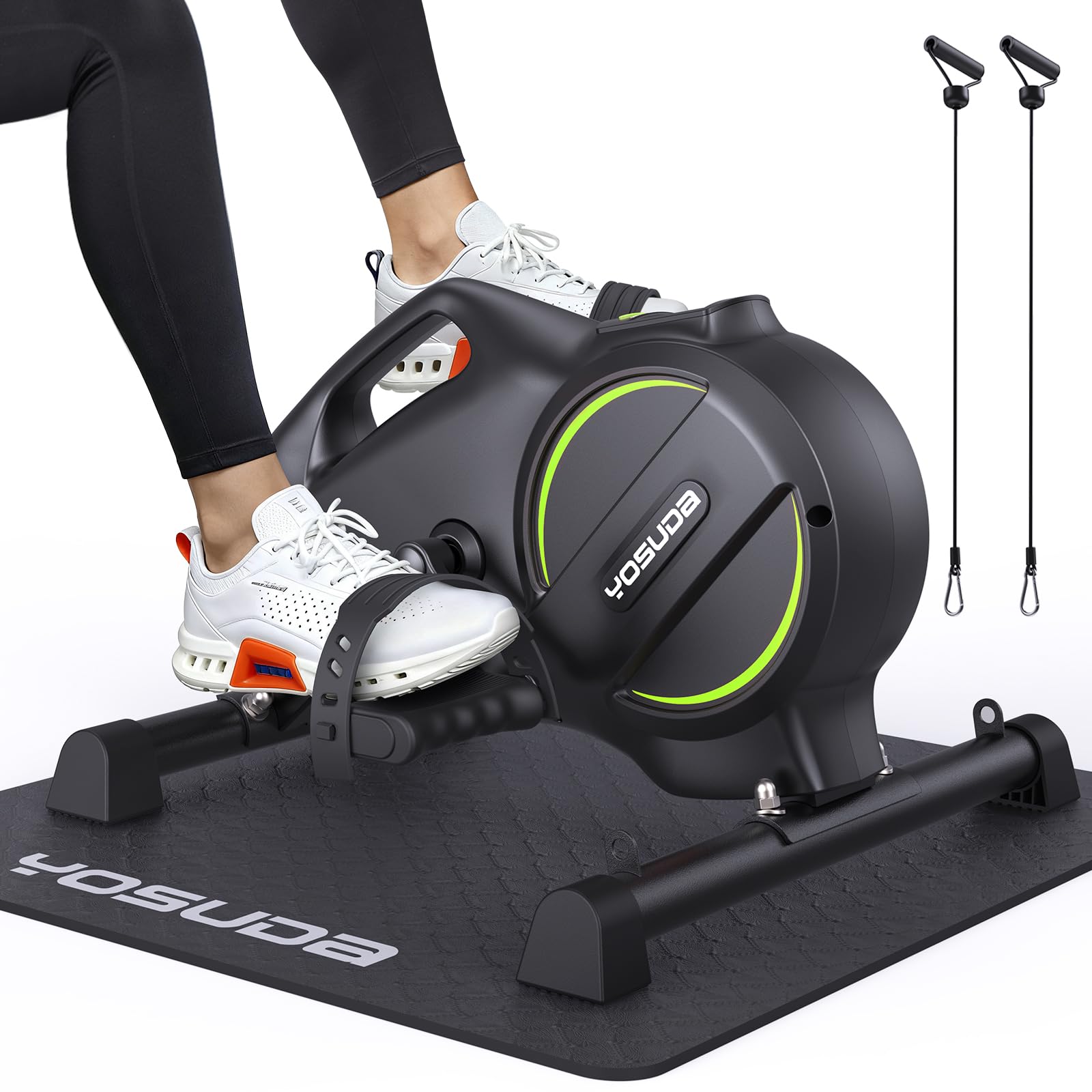 YOSUDA Under Desk Bike Pedal Exerciser - Magnetic Mini Exercise Bike, Desk Pedal Bike for Home/Office Workout