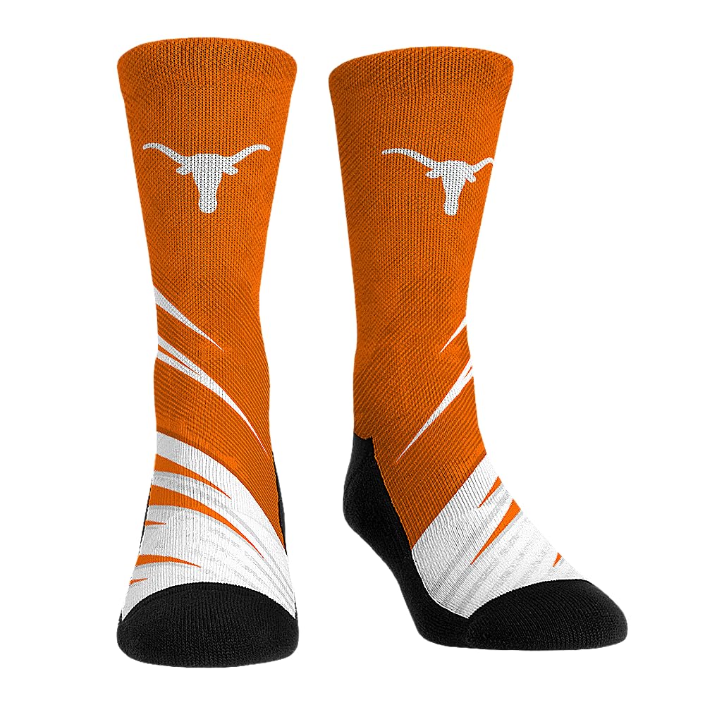 Rock 'Em NCAA Texas - Slash Slant Socks (L-XL)
