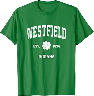 Westfield Indiana Vintage Shamrock Sports T-Shirt