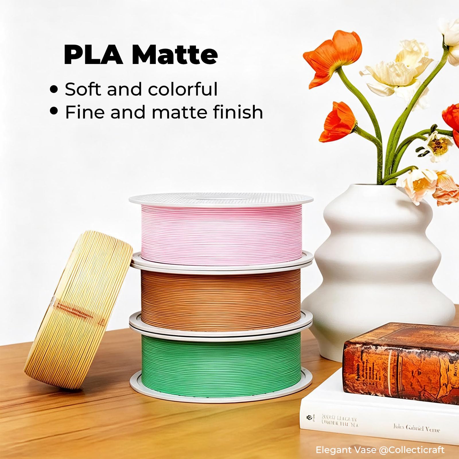 Amazon.co.jp: Bamboo Lab 1.75mm PLA マットフィラメント 高速印刷