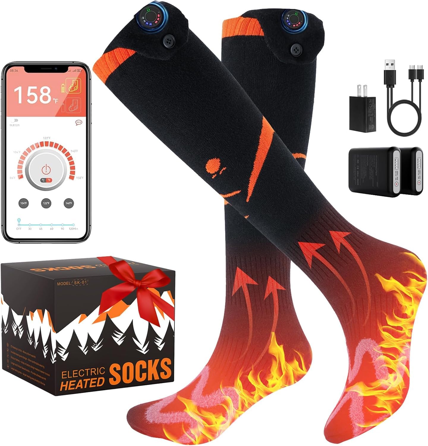 Auxemu Heated Socks