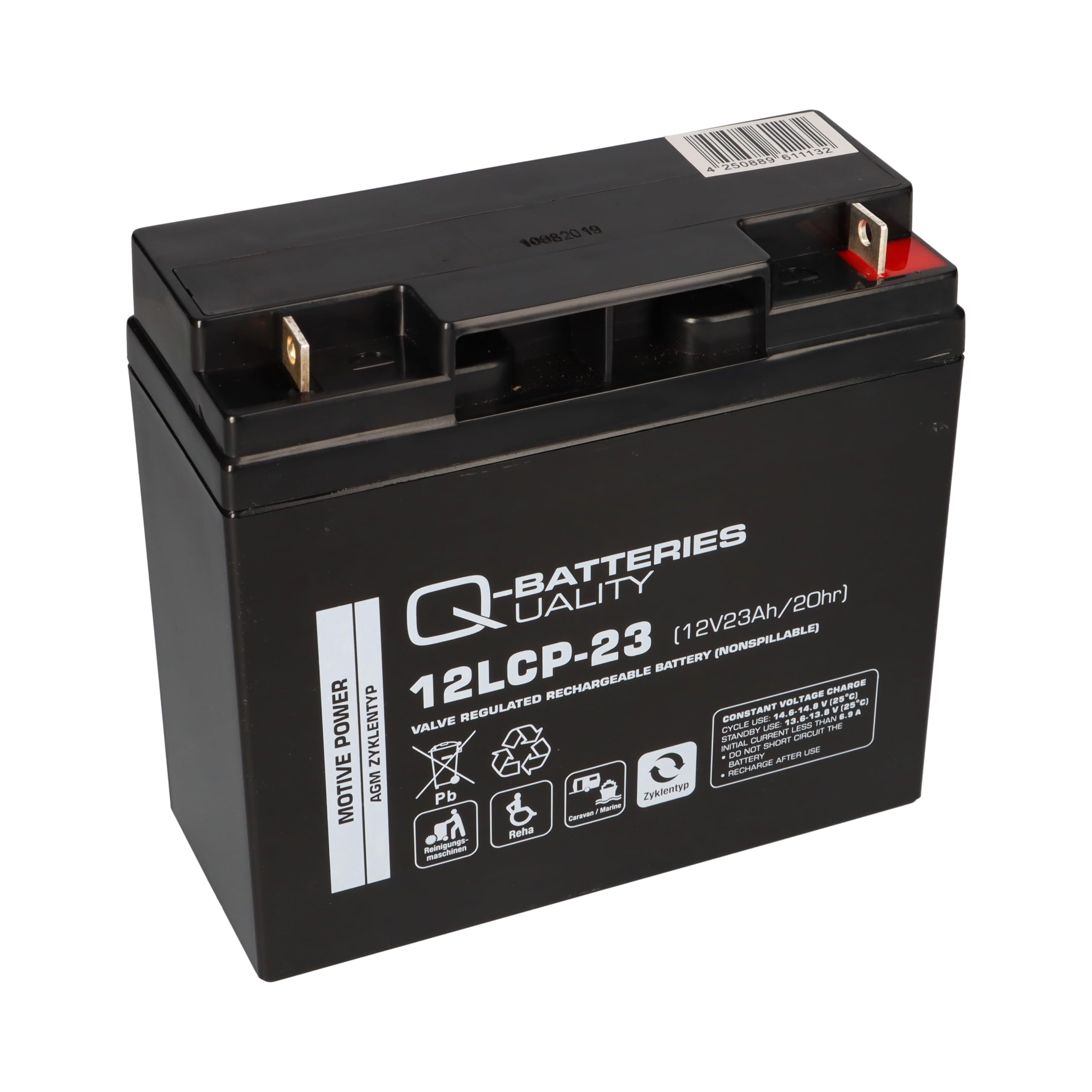 Akkuman.de Akkutechnik vom Fachmann Batería compatible para robot cortacésped 24 V 2 x 12 V de repuesto resistente a ciclos