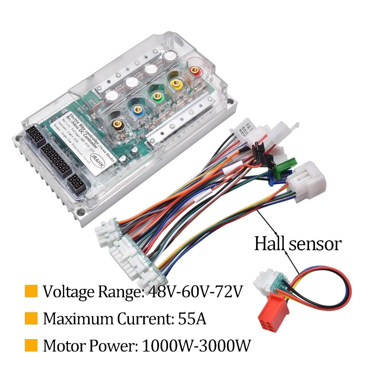 Centralina Monopattino Elettrico 72V 3000W BLDC Controller Motociclo elettrico 60v 2000W Scooter 48V 1000W E-Bike Accessori