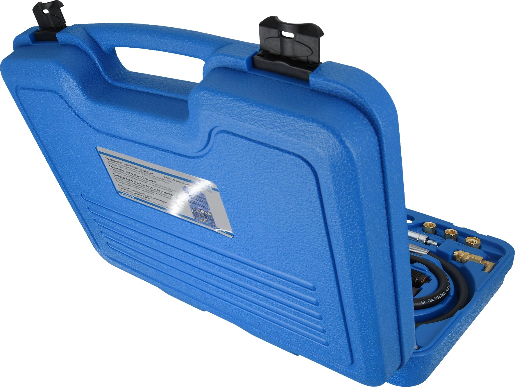 SW-Stahl 26119L Tester Compressione per Motori a Benzina e Diesel | Kit universale di controllo pressione cilindri per diagnostica professionale, manometro preciso con scala chiara.