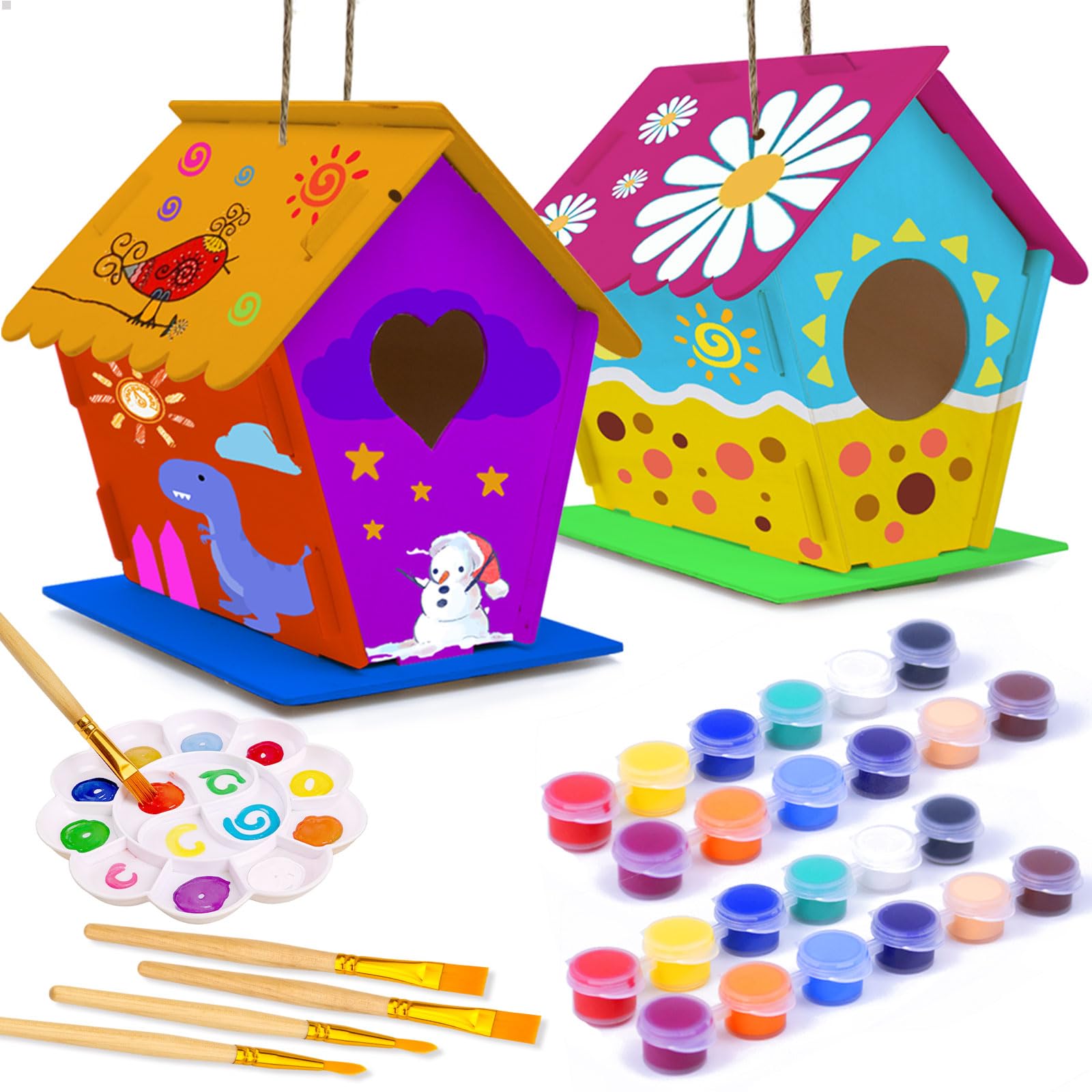 hapray 2-Pack Birdhouse Kit