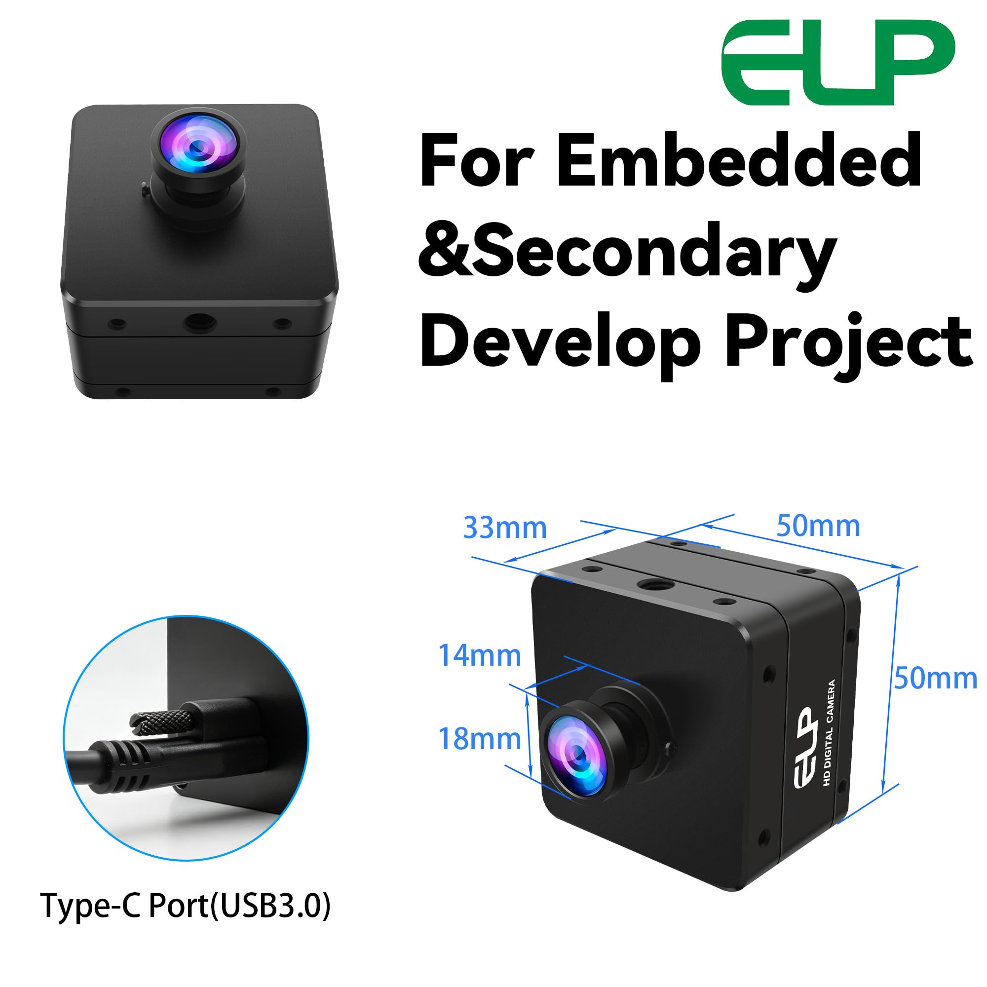 定価35,000円・新品】ELP グローバルシャッター USB3.0カメラ Amazon