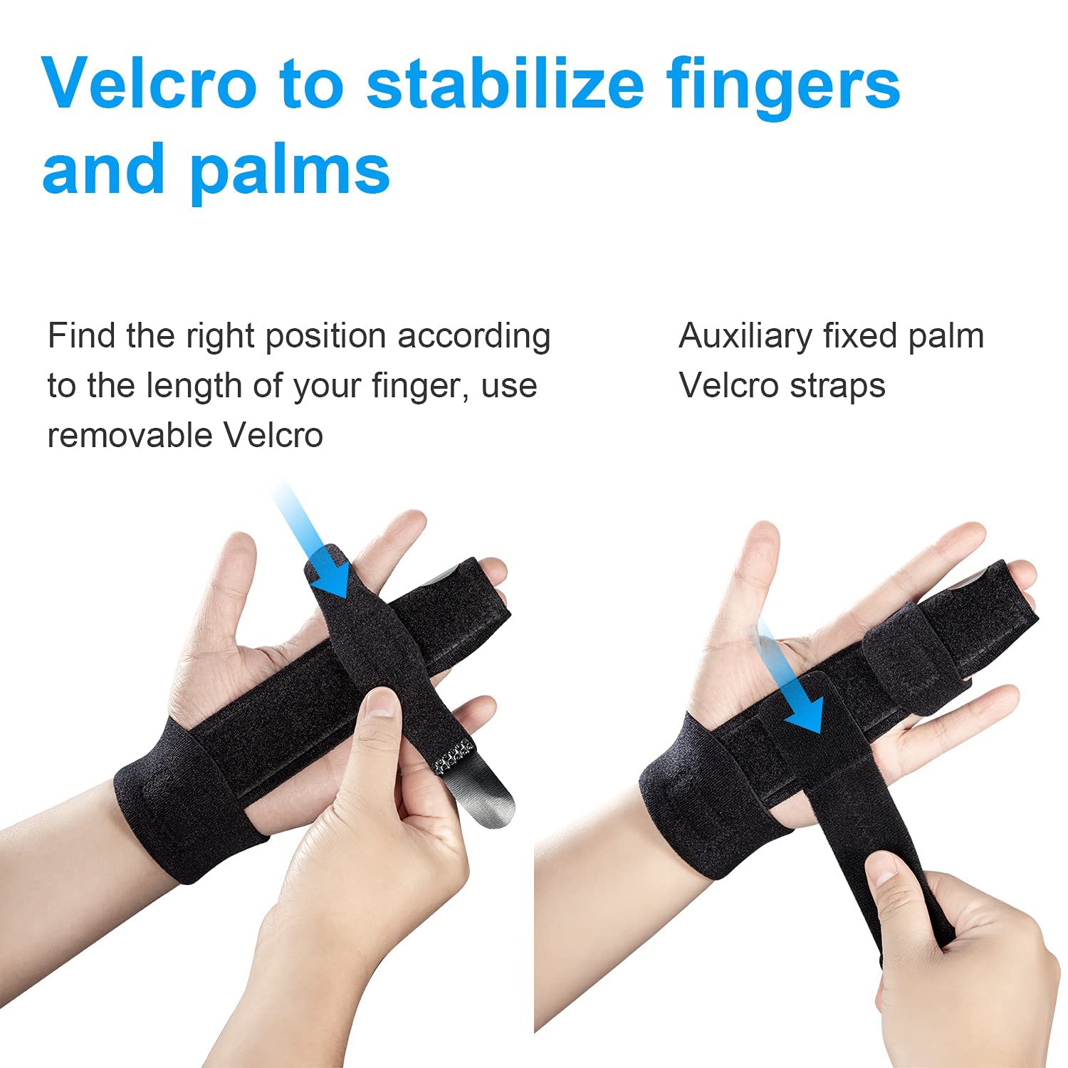 Buy Fracture 2 Fingers Splint Trigger Finger Adjustable Brace, Metal