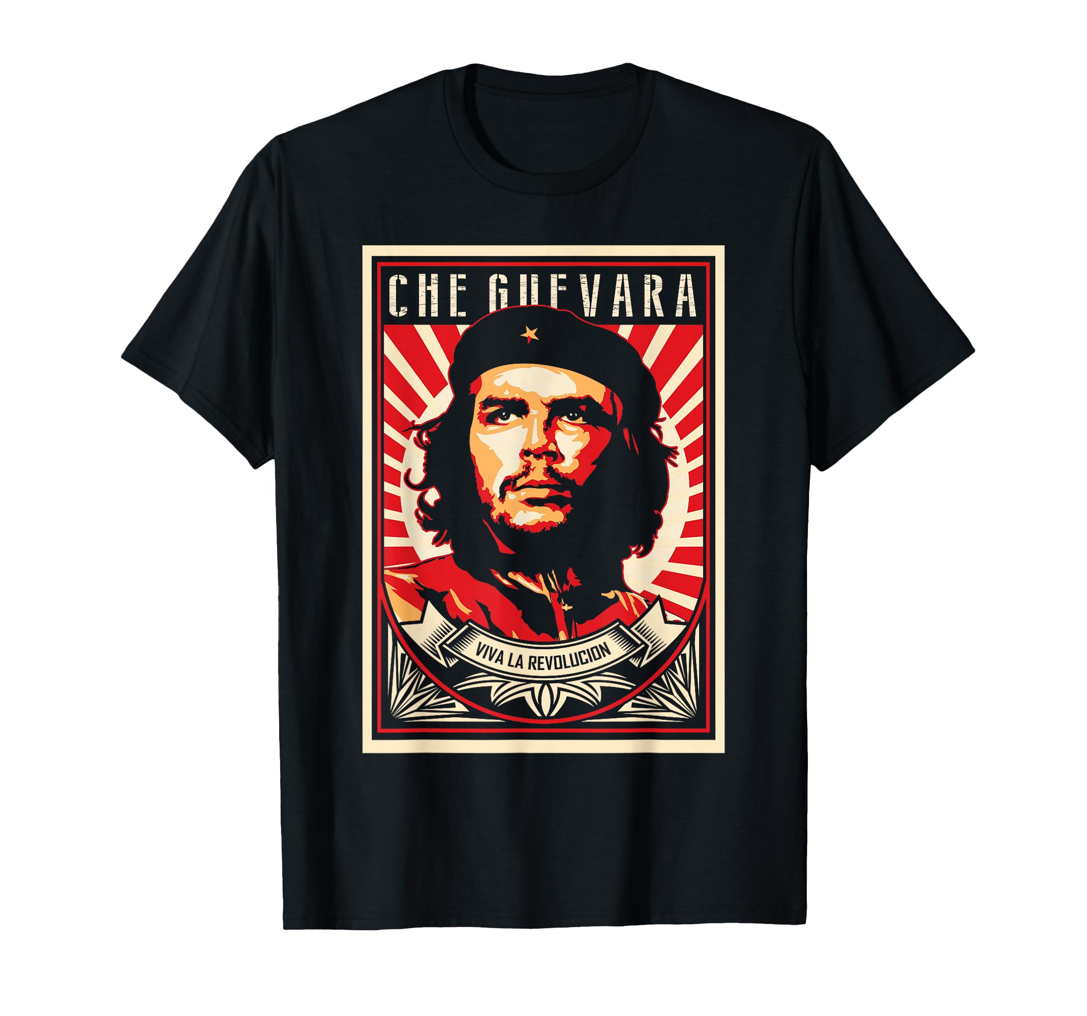 Che Guevara Viva La Revolucion Retro Vintage Style T-Shirt
