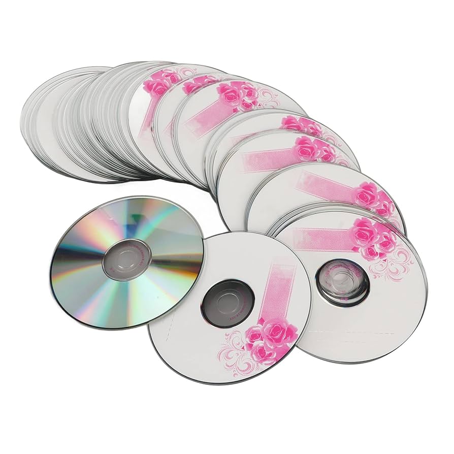 大量　1200枚位　CD　CDROM　 DVD 　DVDROM白ROM ディスク Amazon.co.jp: 52 倍速 CD R ブランク ディスク、730 MB 容量
