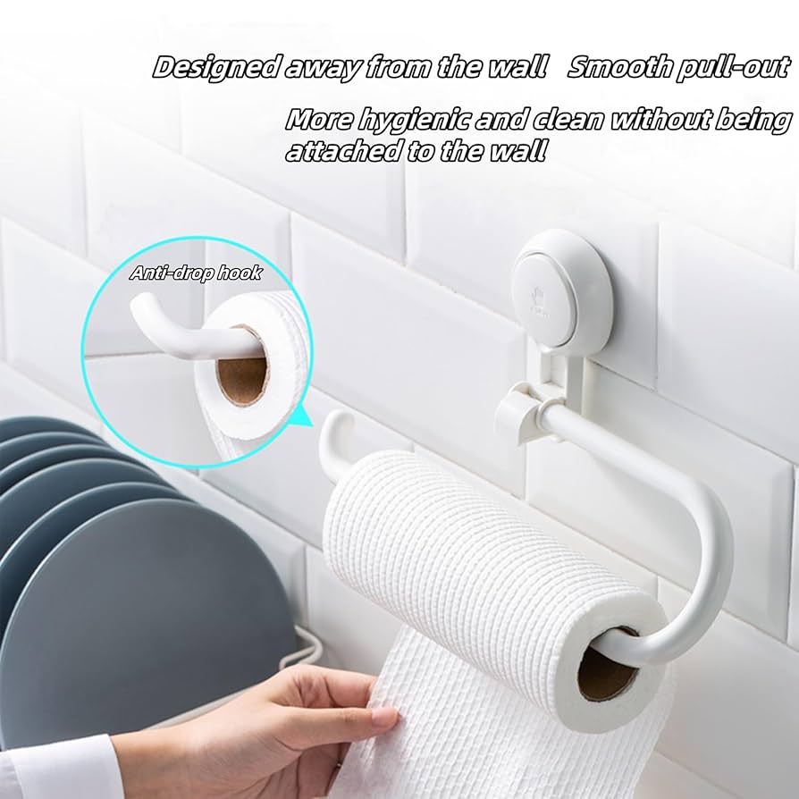 Saugnapf Tissue-Halter - Wasserdicht & Klebefrei Für Bad, Küche & Auto