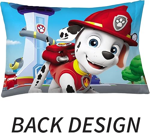 Miniatura 6 de Franco Ropa de cama para niños, manta de felpa súper suave, 46 x 60 pulgadas, ropa de cama de Paw Patrol y niños, funda de almohada reversible de