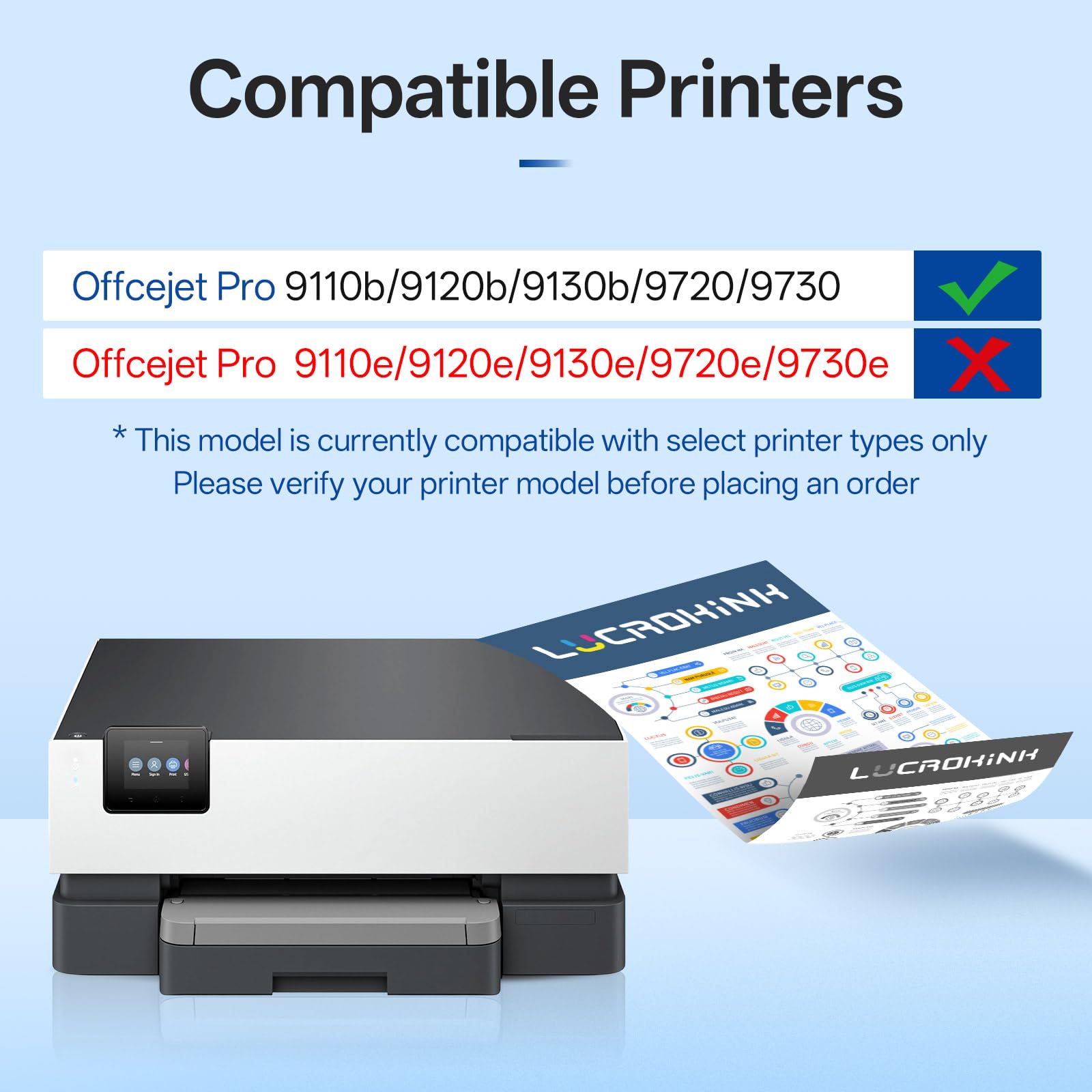 937XL wkład atramentowy, kompatybilny z wkładami do drukarek 937e, 4 sztuki | Kompatybilny z HP Officejet pro 9110b 9120b 9130b 9720 9730, drukarki Some "e+" nie są kompatybilne z (S/C/M/G)