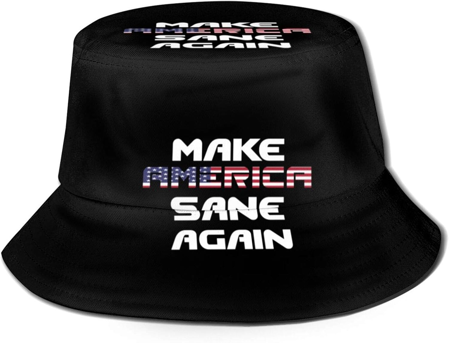 Make America Sane Again Shirt USA Patriotic Political Gift Fisherman's