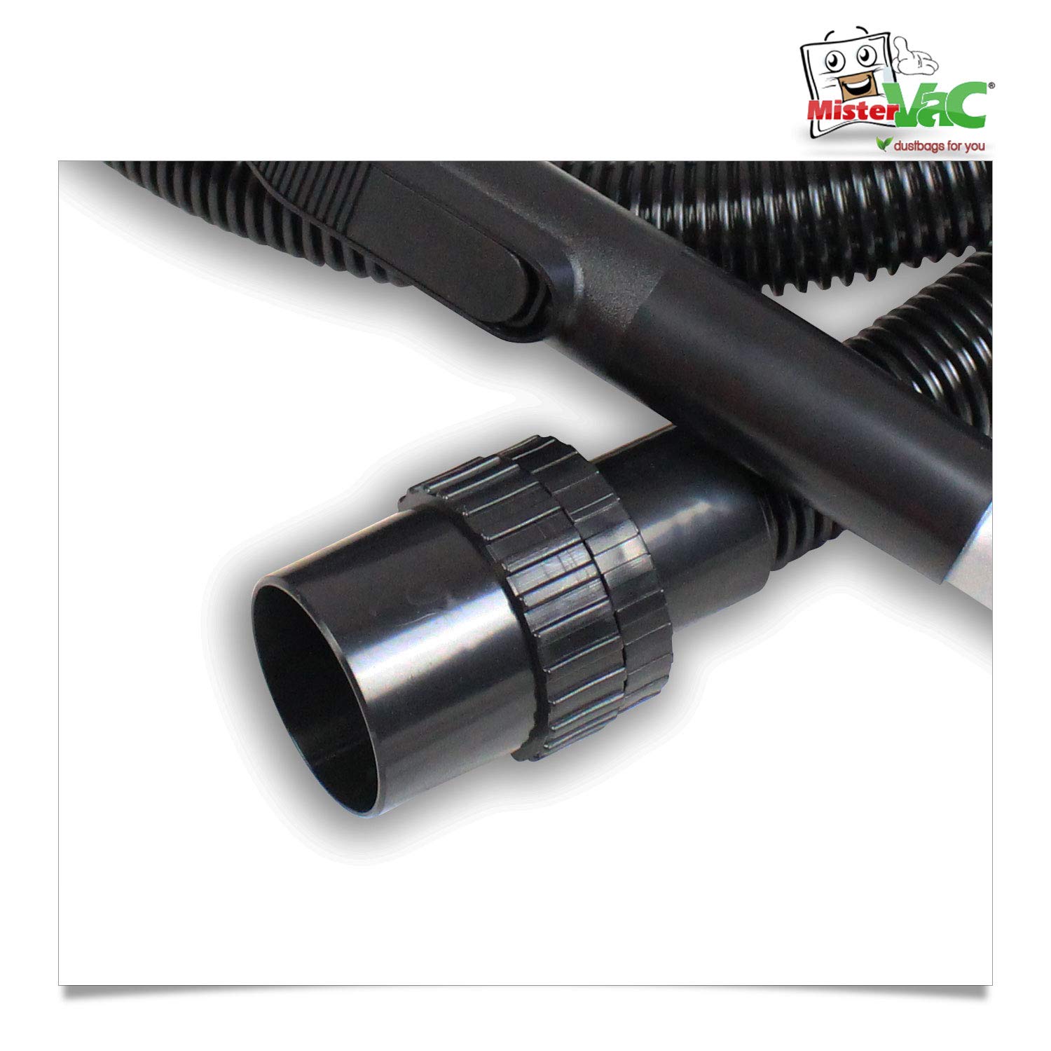 Tuyau De Remplacement 1.9m + Adaptateur – Compatible Aspirateur AREBOS AR-HE-SS1600R – Qualité MisterVac