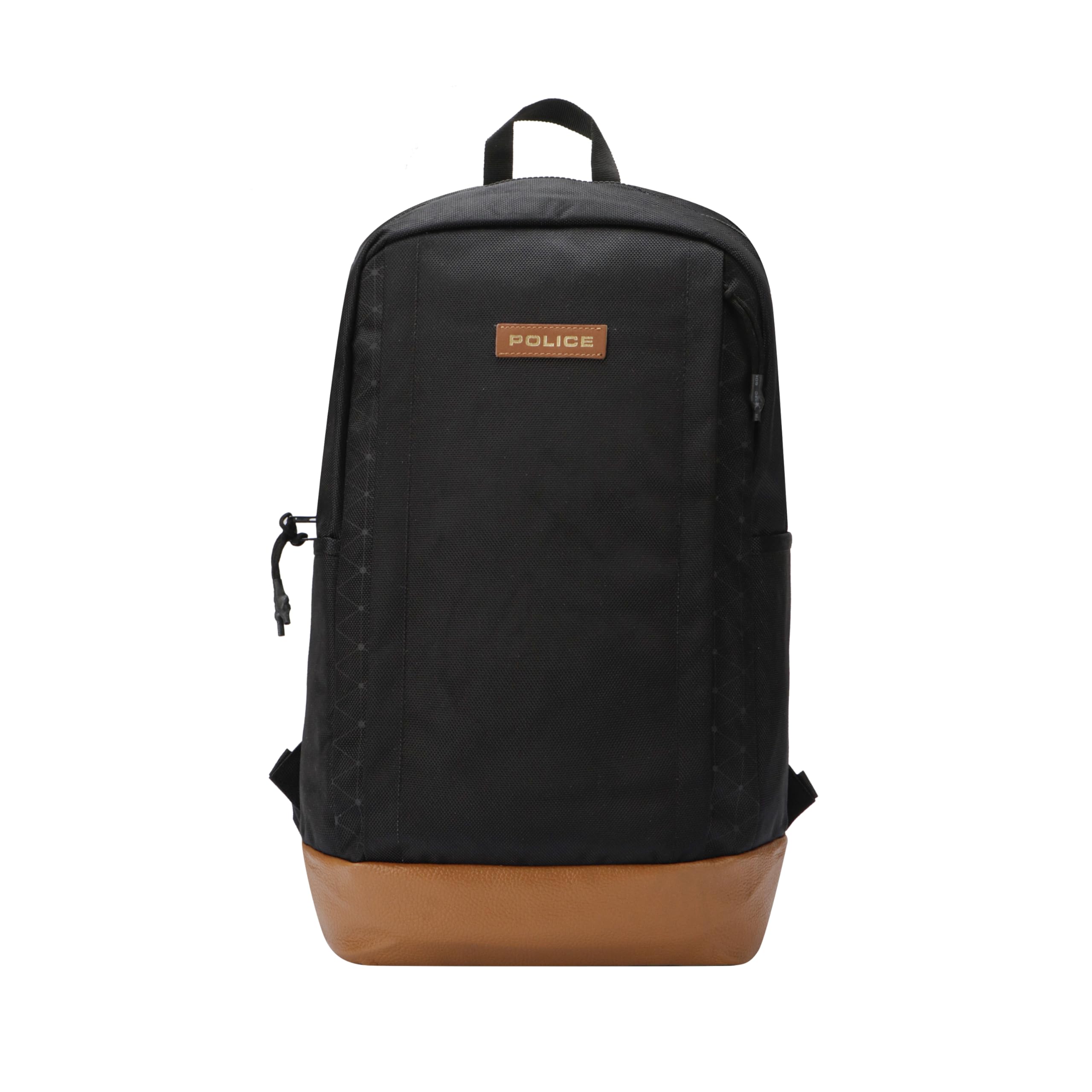 POLICE 30L Black Trendy and Comfortable Mozes Premium 15 Inches Laptop Backpack for Men and Women - Black/Tan (B0D233C3V6) Amazon Price History, Amazon Price Tracker