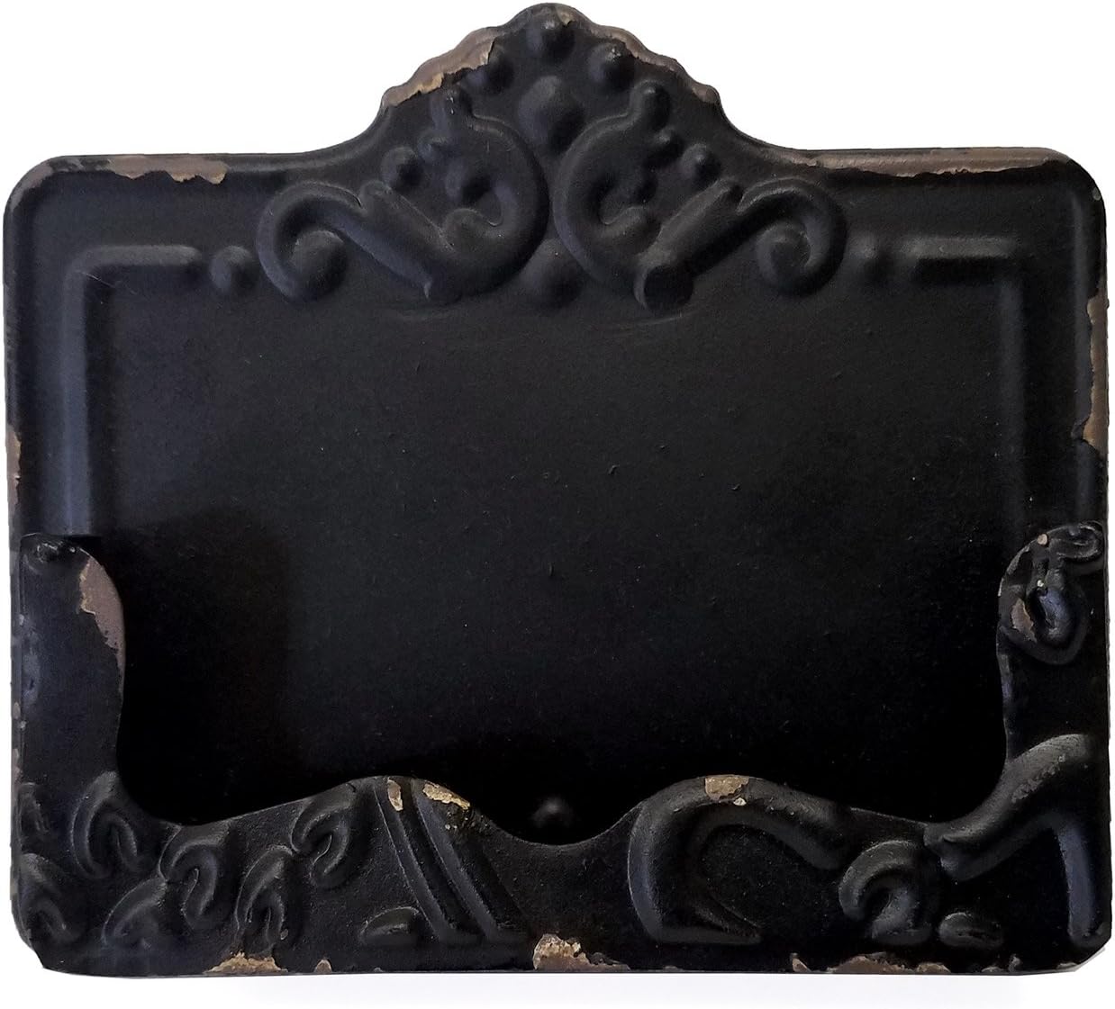 CTW Vintage Pressed Metal Business Card Holder Black (530167)