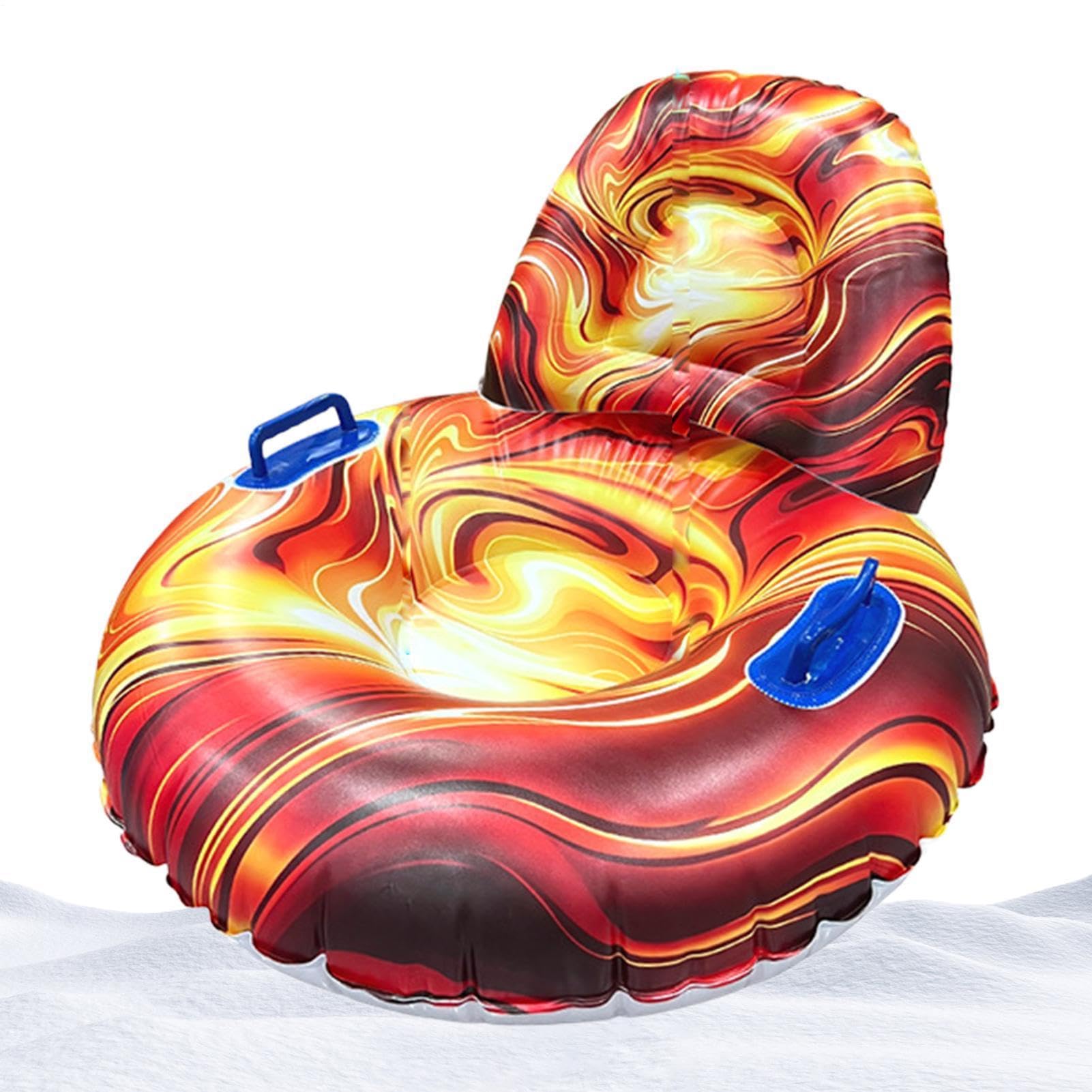 Tubi da Neve per Slittare Slittini Ergonomici con Maniglie Antiscivolo e