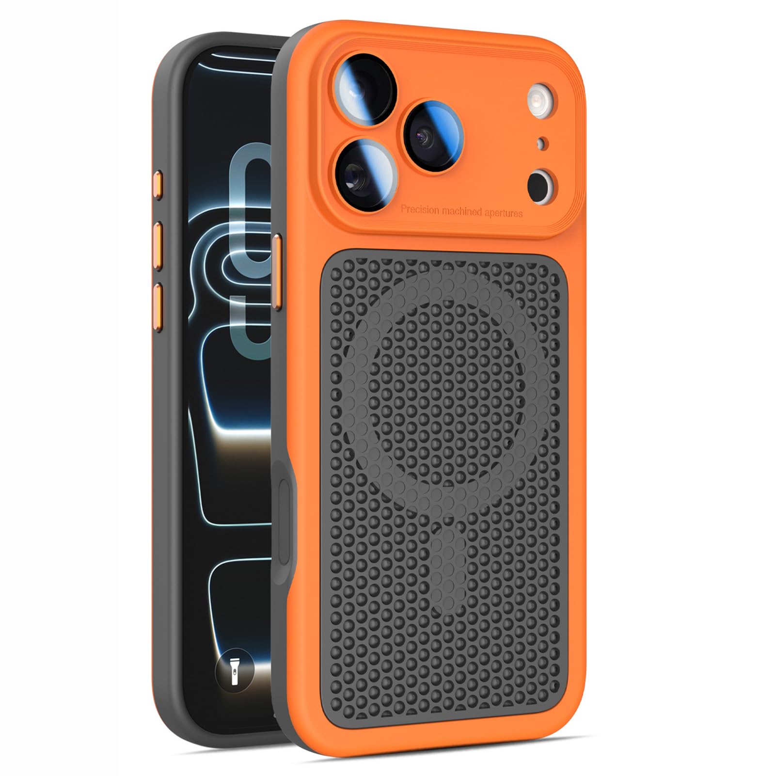 Coque dissipatrice de chaleur iPhone 17 Air magnétique avec protection caméra