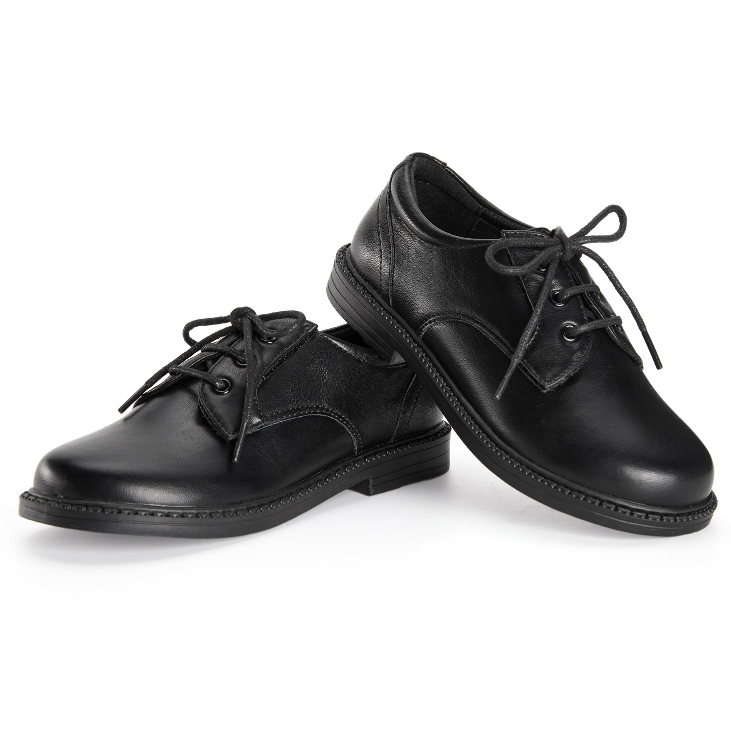 PATPAT Boys Girls Dress Shoes Oxford Loafers Formal School Shoes for Toddler Little Big Kids