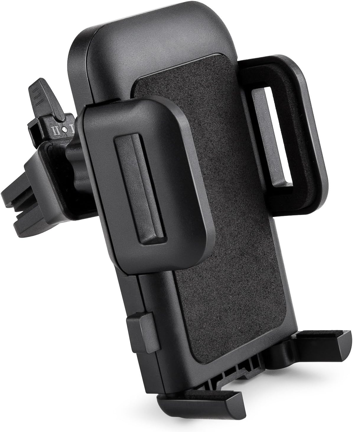 LUOMULONG Car Phone Mount, Air Vent Cell Phone Holder Cradle Compatible for iPhone X/8/8Plus/7/7Plus/6s/6Plus/5S, Galaxy S5/S6/S7/S8, Google Nexus, Huawei and Other Smartphones