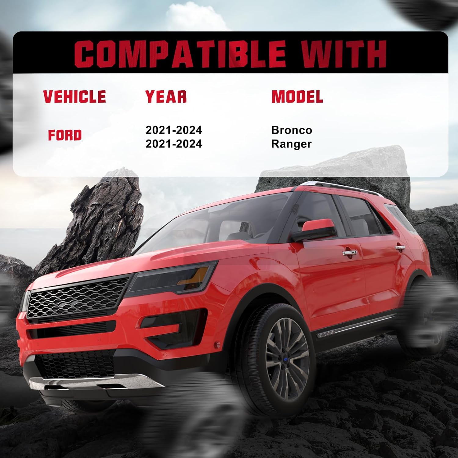 BDFHYK 6x139.7mm Wheel Spacers 1.5 inch Hubcentric Wheel Spacer Compatible with Ranger Bronco,Forged 6 Lug Wheel Adapters M12X1.5 & 93.1 mm Hub Bore, Set of 4 - Image 4